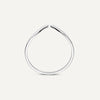 14 Karat White Gold Wishbone Ring - 3