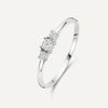 Cubic Zirconia Trilogy Ring