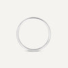 14 Karat White Gold 2 mm Curve Band Ring - 6