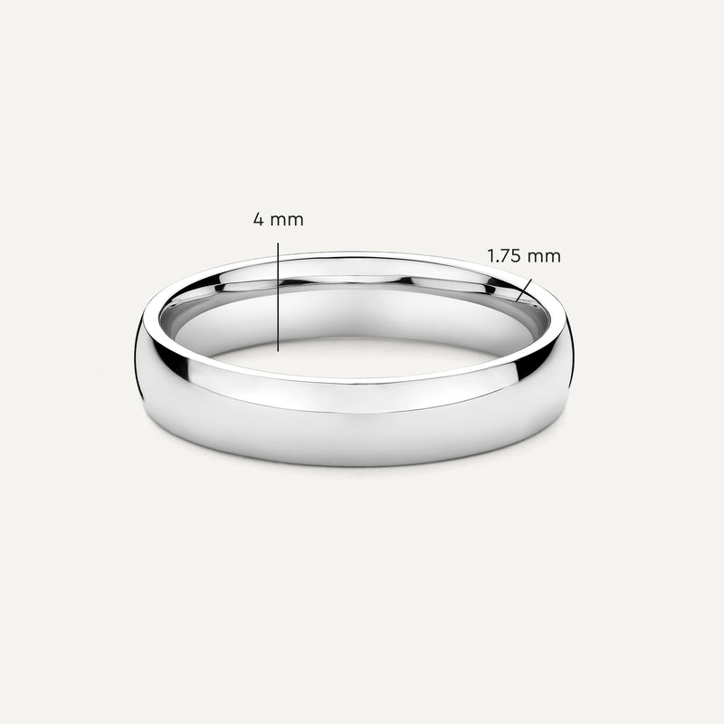 4 mm Curve Band Ring