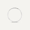 14 Karat White Gold Hammered Stacker Ring - 5