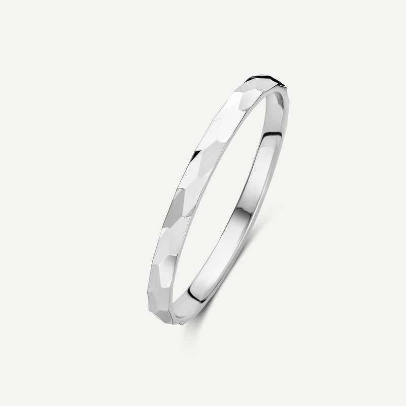 Hammered Stacker Ring