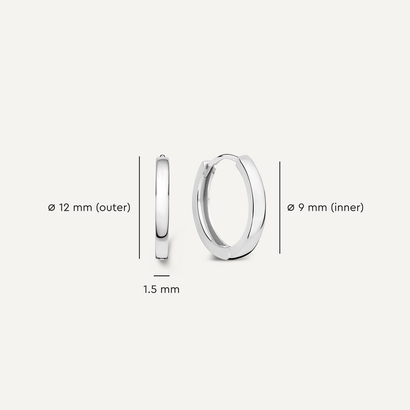 Essential Huggie Hoops (12mm)