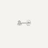 14 Karat Vitguld Kula Kluster Piercing - 1