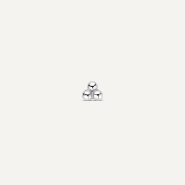 14 Karat White Gold Sphere Cluster Piercing - 4