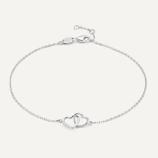Verbundenes Herz Armband