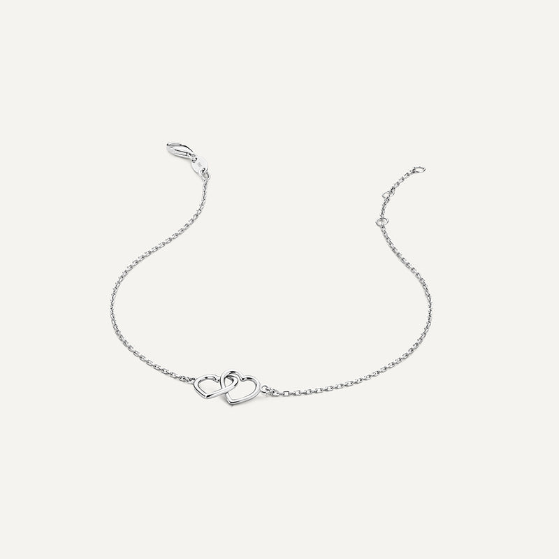 Geschakeld Hart Armband