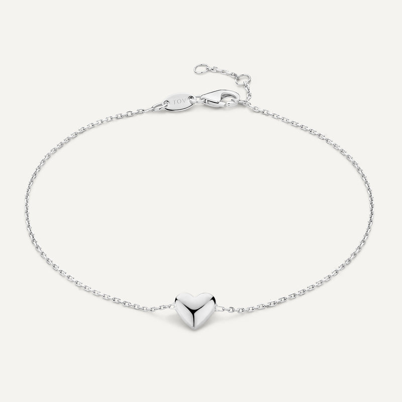 Puffy Heart Bracelet