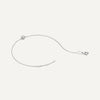 14 Karat White Gold Round Cut Cubic Zirconia Bracelet - 7