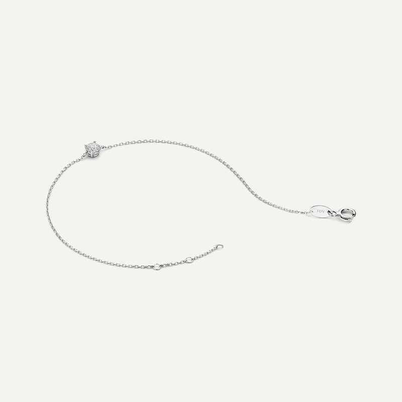 Round Cut Cubic Zirconia Bracelet