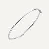 Or Blanc 14 Carats Slim Essential Bangle - 9