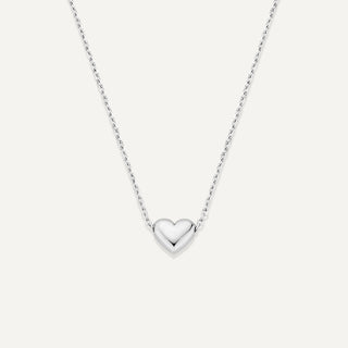 Collier Pendentif Cœur Gonflé