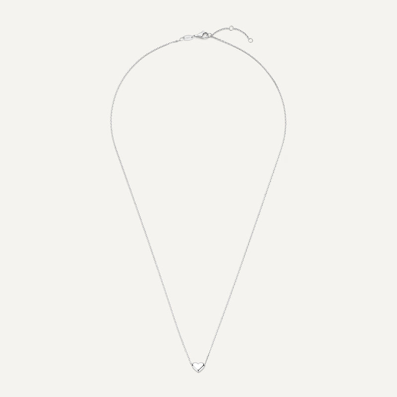 Collier Pendentif Cœur Gonflé