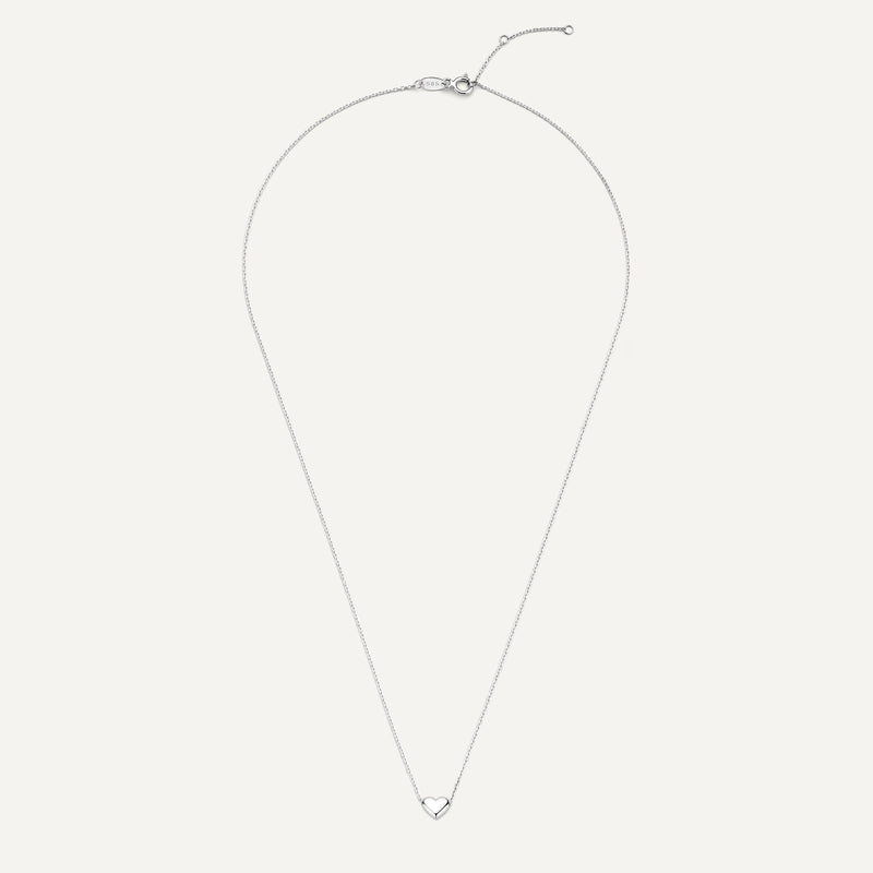 Puffy Heart Pendant Necklace