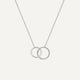 Linked Infinity Pendant Necklace