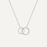 Linked Infinity Pendant Necklace