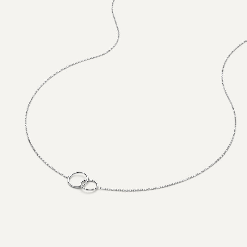 Linked Infinity Pendant Necklace