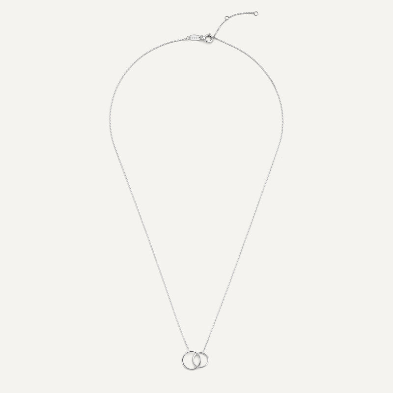 Linked Infinity Pendant Necklace