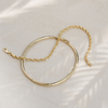 585er Gold Gedrehtes Seil Set - 9