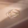 14 Karaat Goud Essential Zirkonia Eternity Ring - 7