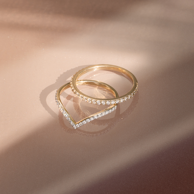 14 Karaat Goud Essential Zirkonia Eternity Ring - 7