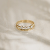 Or 14 Carats Bague Eblouissante Zircon - 5