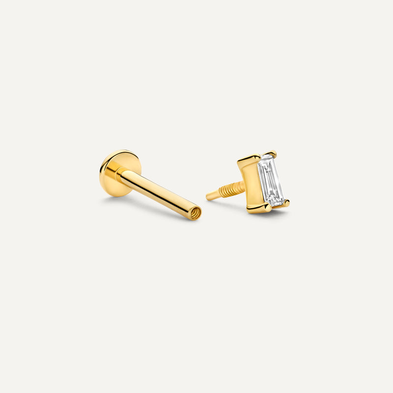 Diamond Baguette Piercing 0.05 ct