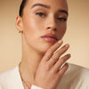 14 Karat Gold Cubic Zirconia Double Twisted Ring - 7