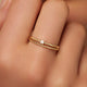 Cubic Zirconia Double Twisted Ring