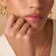 Slim Diamond Line Ring (0.04 ct)