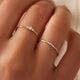 Slim Diamond Line Ring (0.04 ct)