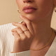Six Prong Diamond Solitary Ring (0.05 ct)
