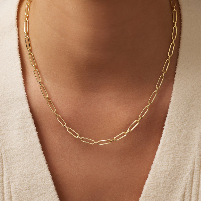 Collar de Eslabones Dúo Paperclip
