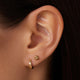 Bold Dome Huggie Hoops (10.5 mm)