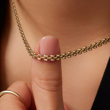 14 Karat Guld Timepiece Kæde Halskæde - 3