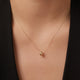 Triple Band Ring Necklace