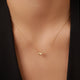 Diamond Puffy Heart Pendant Necklace (0.01 ct)
