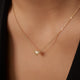 Diamond Puffy Heart Pendant Necklace (0.01 ct)