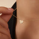 Diamond Heart Pendant Necklace (0.01 ct)