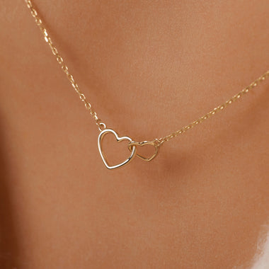 Złoto 585 Naszyjnik Infinity Serce Pendant - 8