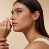 585er Gold mit Diamanten Diamond Tension Hoops (12 mm) (0.04 ct) - 8