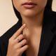 Diamond Cluster Linked Pendant Necklace (0.08 ct)