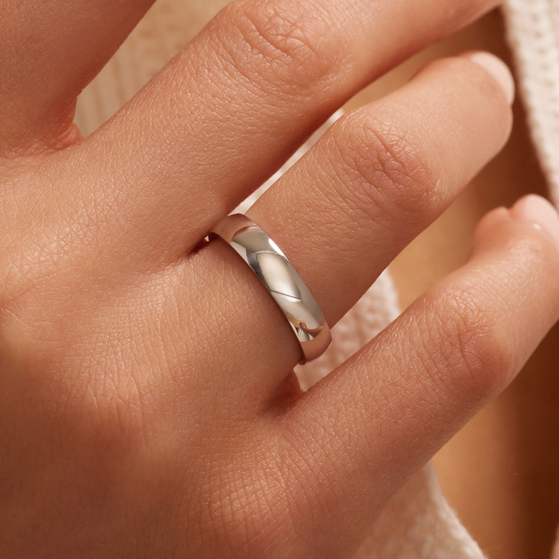 4 mm Curve Band Ring