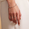 14 Karat White Gold with Diamond Four Prong Diamond Solitary Ring (0.10 ct) - 8