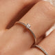 Four Prong Diamond Solitary Ring (0.10 ct)