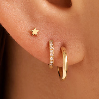 14 Karat Gold Star Piercing - 3