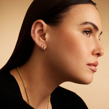 14 Karat Gold Star Piercing - 4