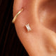 Diamond Baguette Piercing 0.05 ct