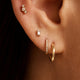 Diamond Baguette Piercing 0.05 ct