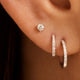 Piercing de Diamante de Tres Garras (0.05 ct)